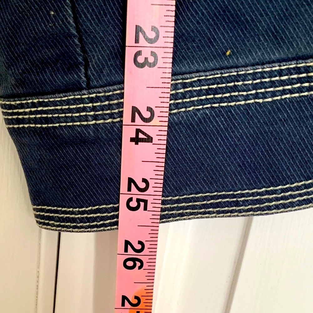 Navy jacket with fun stitching details - Picture 7 of 9